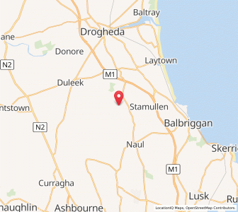 Map of Bush, LeinsterLeinster