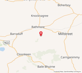 Map of Caherbarnagh, MunsterMunster