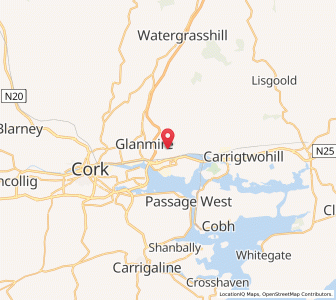 Map of Caherlag, MunsterMunster