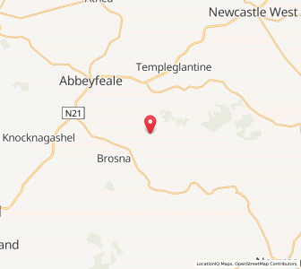 Map of Caherlevoy, MunsterMunster