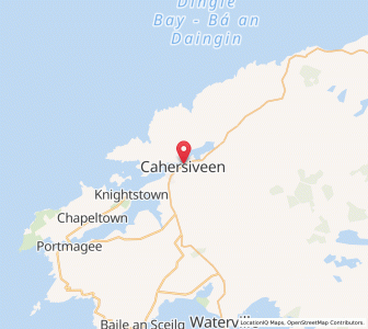 Map of Cahersiveen, MunsterMunster