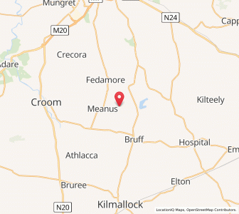 Map of Cahir Guillamore, MunsterMunster