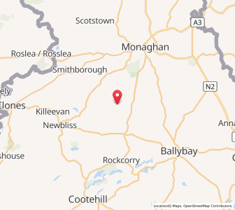 Map of Calliagh, UlsterUlster