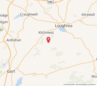 Map of Calluragh, ConnaughtConnaught