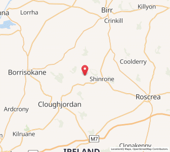 Map of Cangort, LeinsterLeinster