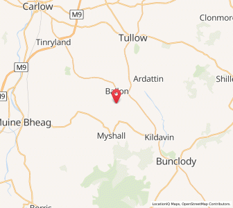 Map of Cappagh Cross Roads, LeinsterLeinster