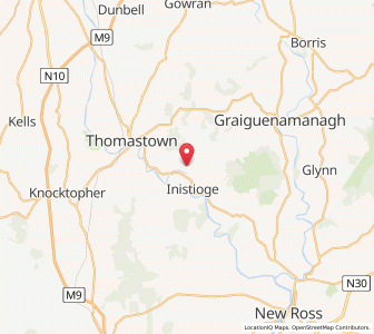 Map of Cappagh, LeinsterLeinster