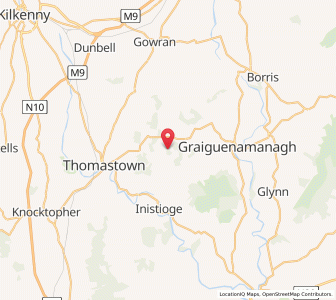 Map of Cappanagh, LeinsterLeinster