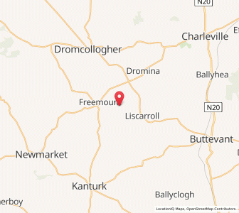 Map of Cappanagoul, MunsterMunster