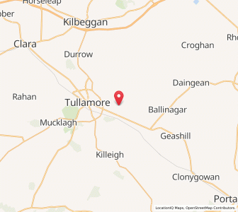 Map of Capppancur, LeinsterLeinster