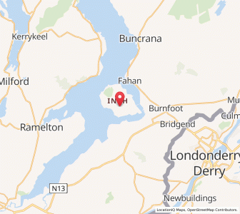 Map of Carnaghan, UlsterUlster