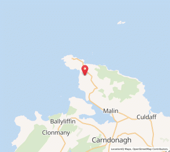 Map of Carnmalin, UlsterUlster