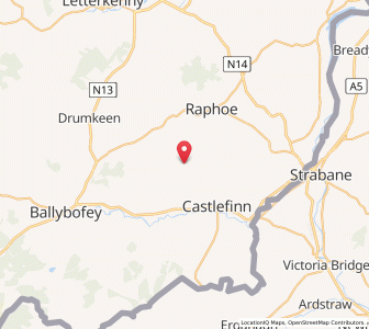 Map of Carnowen, UlsterUlster