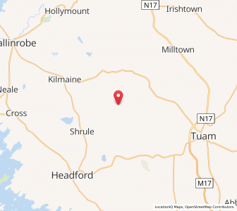 Map of Carrabaun, ConnaughtConnaught