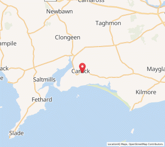 Map of Carrick, LeinsterLeinster