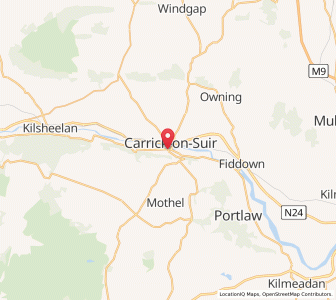 Map of Carrickbeg, MunsterMunster