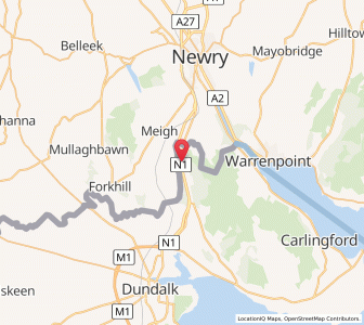 Map of Carrickcarnan, LeinsterLeinster