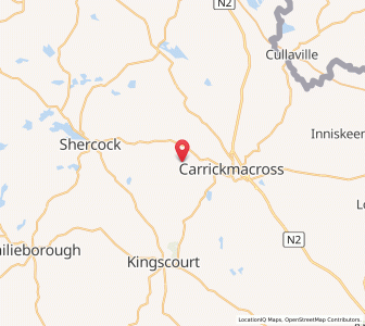 Map of Carrickmaclim, UlsterUlster