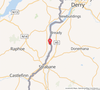 Map of Carrickmore Lower, UlsterUlster