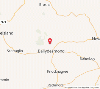 Map of Carriganes, MunsterMunster