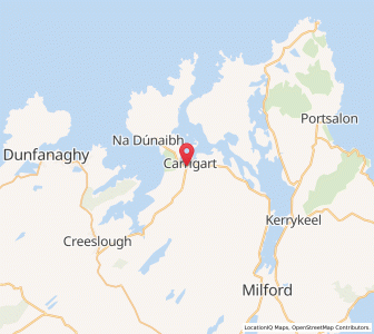 Map of Carrigart, UlsterUlster