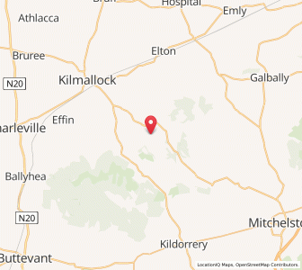 Map of Carrigeen Cross Roads, MunsterMunster