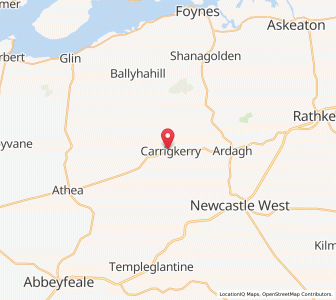 Map of Carrigkerry, MunsterMunster