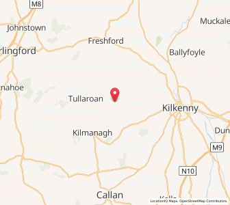 Map of Carstown Cross Roads, LeinsterLeinster