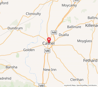 Map of Cashel, MunsterMunster
