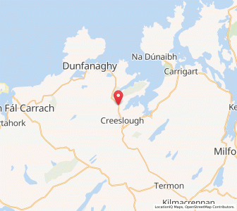 Map of Cashelmore, UlsterUlster