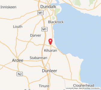 Map of Castlebellingham, LeinsterLeinster