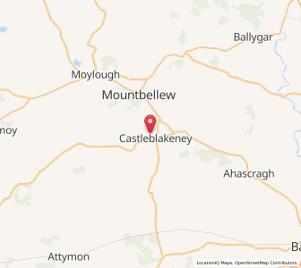 Map of Castleblakeney, ConnaughtConnaught
