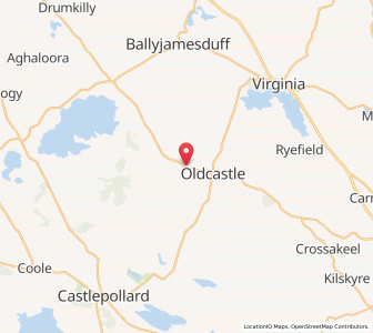 Map of Castlecor, LeinsterLeinster