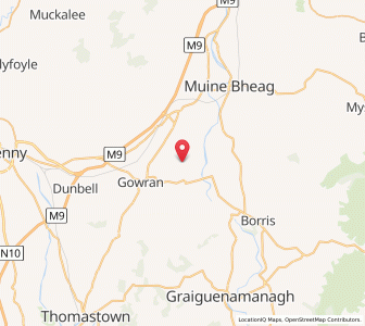 Map of Castlekelly Cross Roads, LeinsterLeinster