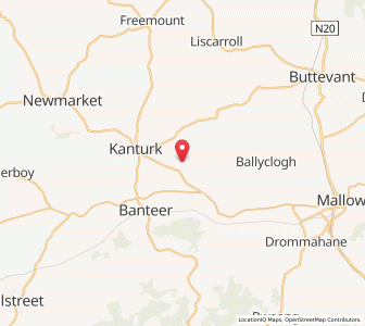 Map of Castlemagner, MunsterMunster