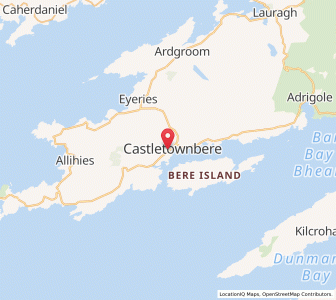 Map of Castletown Bearhaven, MunsterMunster
