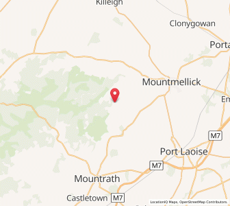 Map of Cathole Bridge, LeinsterLeinster