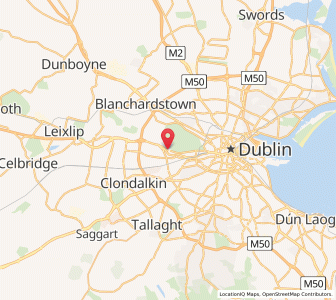 Map of Chapelizod, LeinsterLeinster