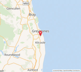 Map of Charlesland, LeinsterLeinster