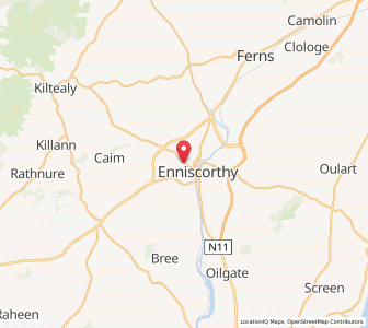 Map of Cherryorchard Bridge, LeinsterLeinster