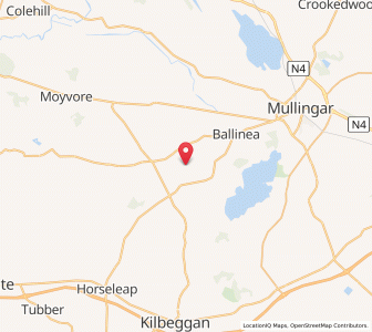 Map of Churchtown, LeinsterLeinster