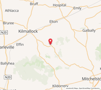 Map of Cill Fhionain, MunsterMunster