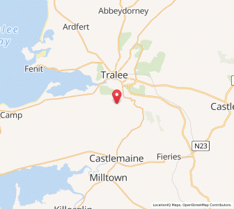 Map of Clahane, MunsterMunster