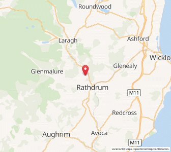 Map of Clara Bridge, LeinsterLeinster