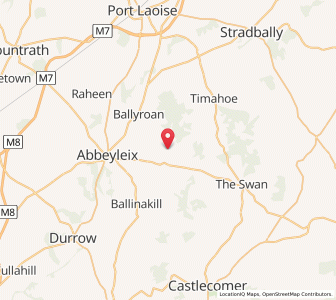 Map of Clarbarracum, LeinsterLeinster