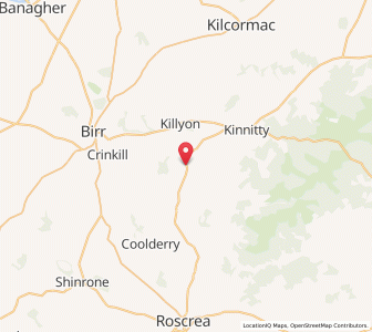 Map of Clareen, LeinsterLeinster