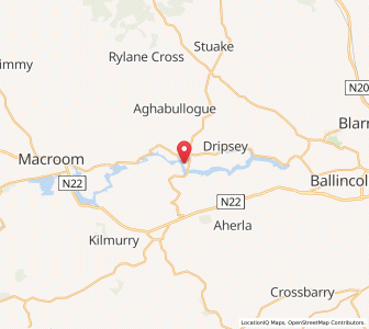 Map of Classas, MunsterMunster