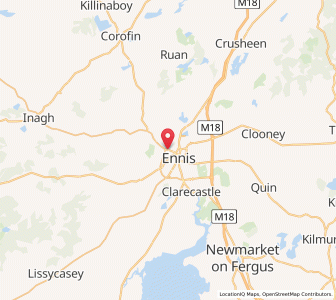 Map of Claureen Bridge, MunsterMunster