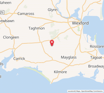 Map of Cleristown, LeinsterLeinster