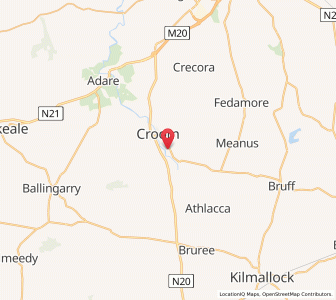 Map of Clogghanduff Bridge, MunsterMunster